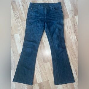 DAVID KHAN LOW RISE FLARED LEG DENIM JEANS POCKETS SIZE 29 COTTON BLEND USA